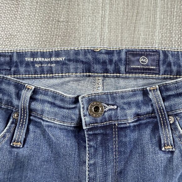 AG Adriano Goldschmied Farrah Mid Rise Skinny Jeans Women's Size 28 Regular - Picture 3 of 6